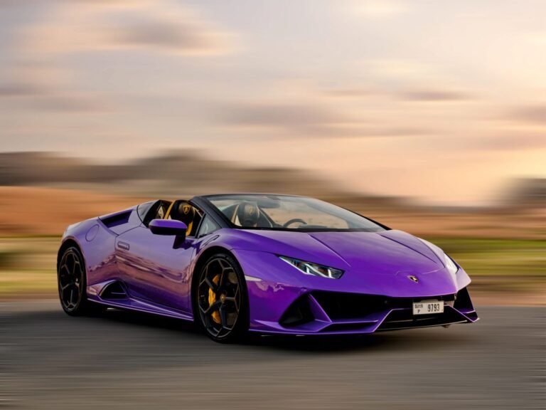 Lamborghini Huracan Evo Spyder Purple