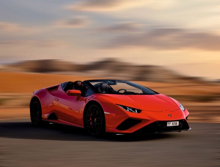 Lamborghini Huracan Evo Spyder Red